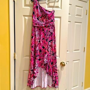 Lilly Pulitzer one shower high/low dress